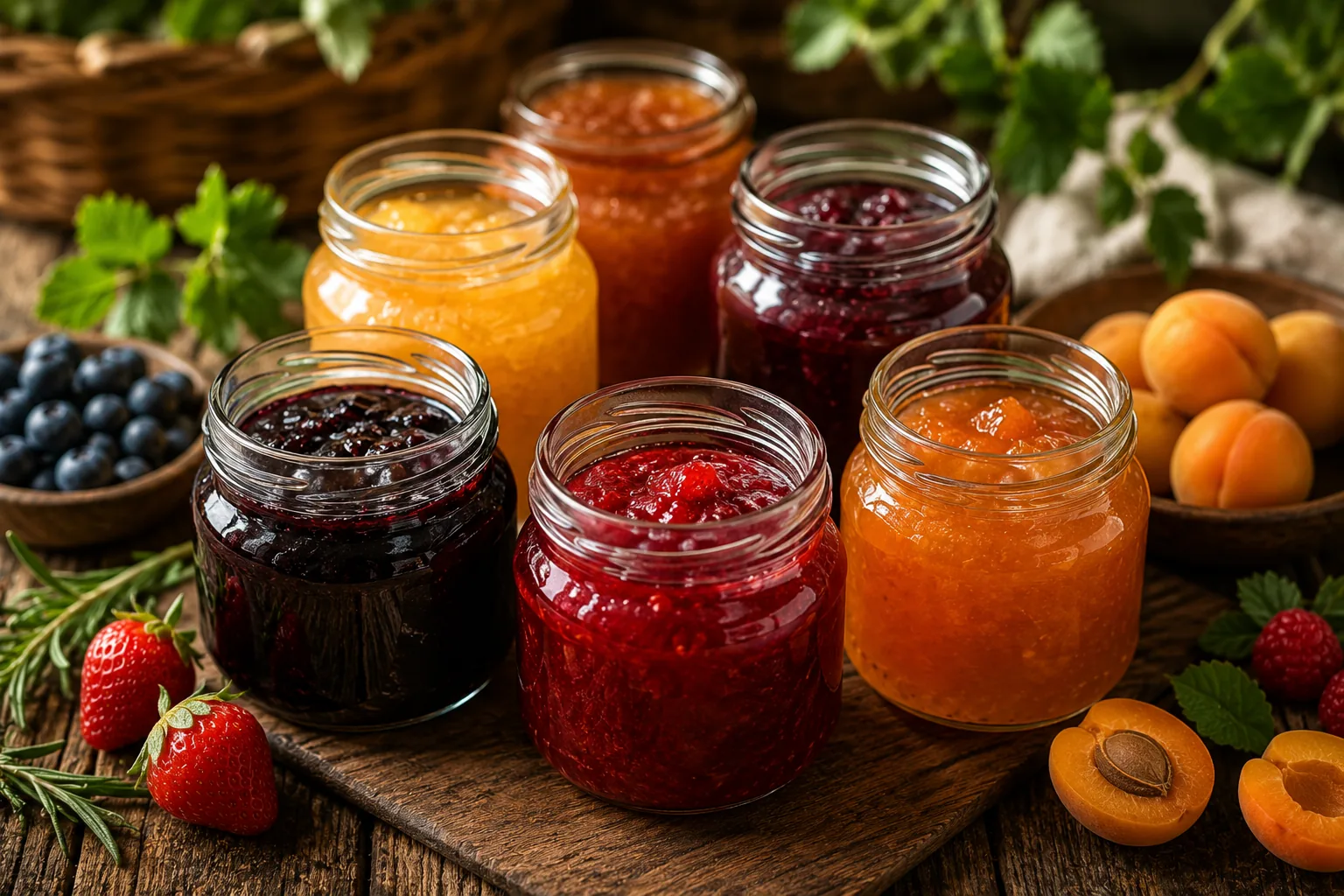 Frutas y mermeladas
